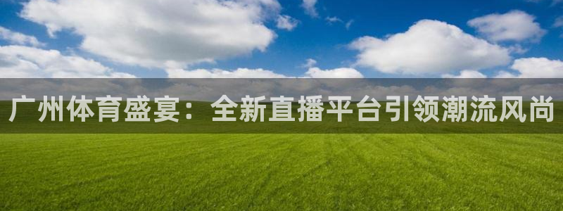 88看球直播高清：广州体育盛宴：全新直播平台引领潮流风尚